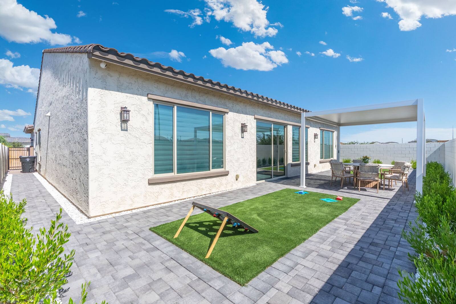 Landscaped Backyard