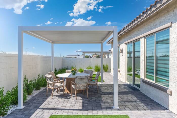 Pergola-Covered Patio